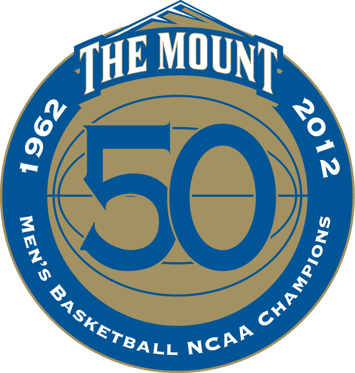 Mount St. Marys Mountaineers 2012 Anniversary Logo iron on transfers for T-shirts